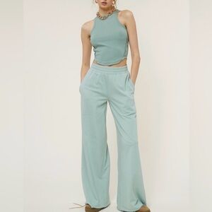 NWOT Sage - Cotton Wide Leg Joggers